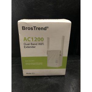 Brostrend AC1200 Dual Band WiFi Extender Model E1